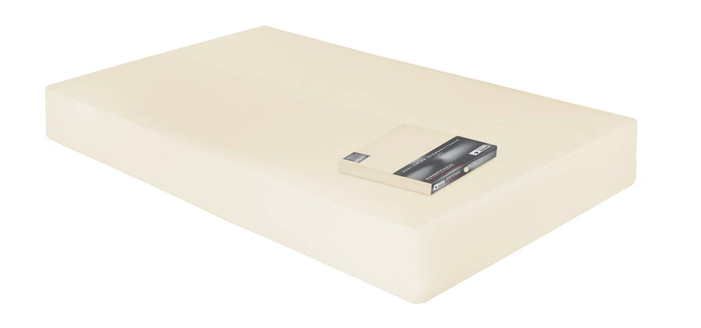 Spannbetttuch DORMABELL PREMIUM elfenbein für Topper 4-10 cm