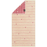 Frottierserie "HEART BEATS LINES" & "HEART" beere