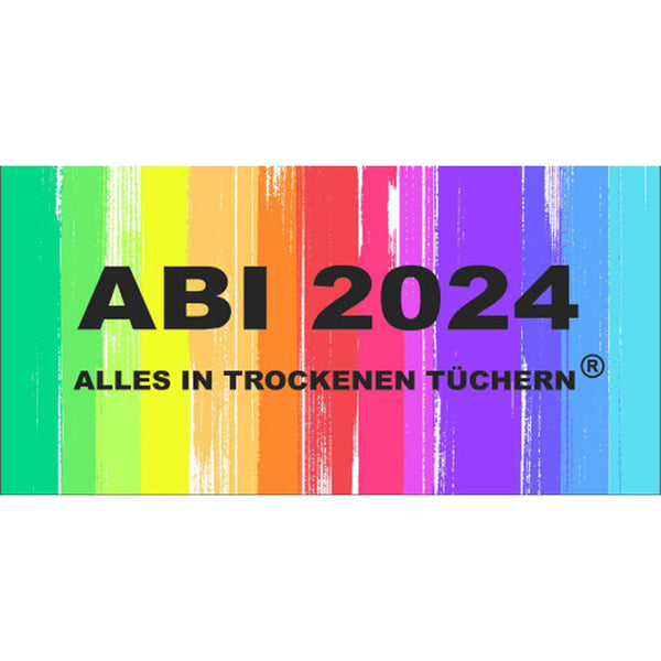 Strandtuch ABI 2024 - ALLES IN TROCKENEN TÜCHERN