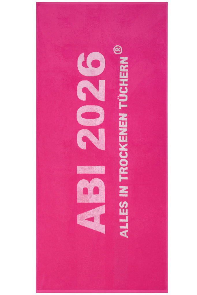Strandtuch ABI 2026 - ALLES IN TROCKENEN TÜCHERN